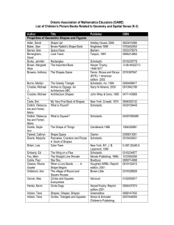 Ministry of Education &ndash; Early Math Strategy