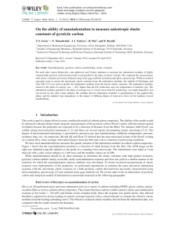 On the ability of nanoindentation to measure anisotropic elastic