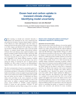 Ocean heat and carbon uptake in transient climate