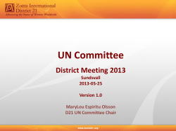 Letter of Protest - Zonta International