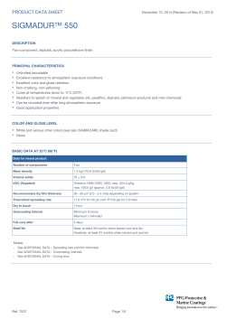 sigmadur 550 - New Guard Coatings