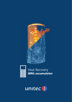 Heat Recovery - Unitec Energietechnik GmbH