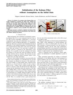 Initialization of the Kalman Filter without Assumptions on the Initial