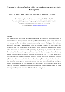 Numerical investigation of nucleate boiling heat transfer on thin