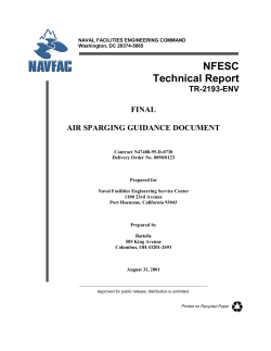 Air Sparging Guidance Document - CLU-IN