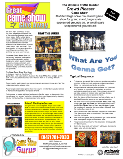 Crowd Pleaser - Game Show Gurus