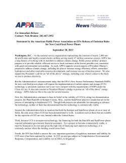 For Immediate Release Contact: Nick Braden: 202-467