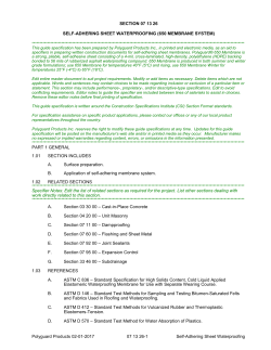 650 Membrane ~ Guide Spec 071326