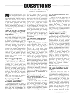 questiotis - Georgia Forages