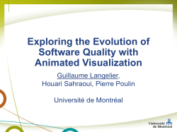 presentation - ligum - Universit&eacute; de Montr&eacute;al