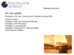 Air Law - Blackbushe Aviation