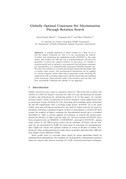 Globally Optimal Consensus Set Maximization Through Rotation
