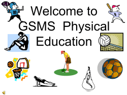 Physical Education Rules, Procedures, and Expectations