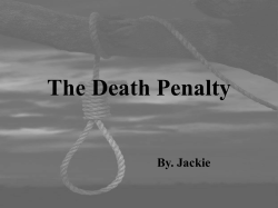 The Death Penalty