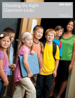 Choosing the Right Classroom Locks