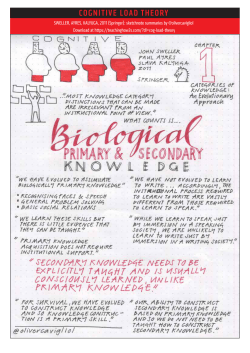 cognitive load theory