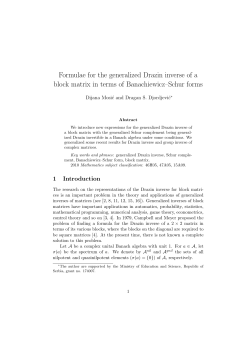 Formulae for the generalized Drazin inverse of a block matrix