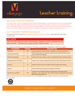 200 hour teacher training 2017 teacher training schedule