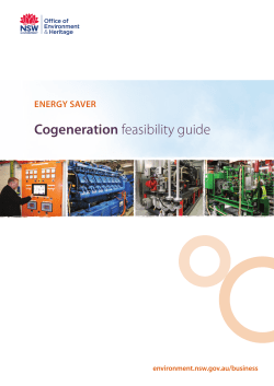 Energy Saver Cogeneration feasibility guide