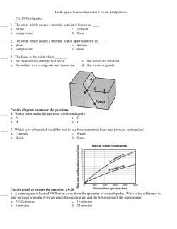 Earth Space Science Semester 2 Exam Study Guide Ch. 19
