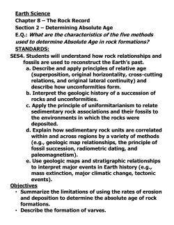 Section 2 &ndash; Determining Absolute Age