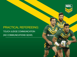 practical refereeing