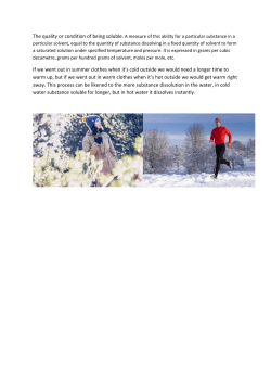 Solubility - Goerudio.com