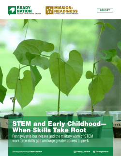STEM and Early Childhood&mdash; When Skills Take Root