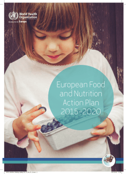 European Food and Nutrition Action Plan 2015&ndash;2020