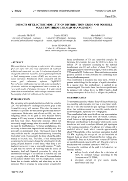 Impacts of electric mobility on distribution grids and possible solution