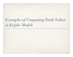 Examples of Computing Truth