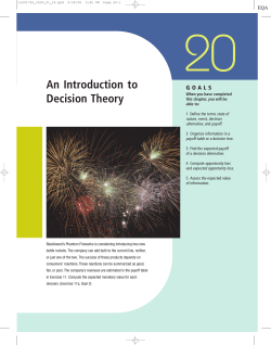 An Introduction to Decision Theory