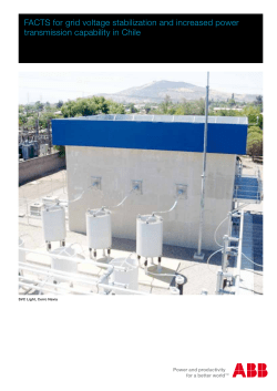 FACTS for grid voltage stabilization and increased power