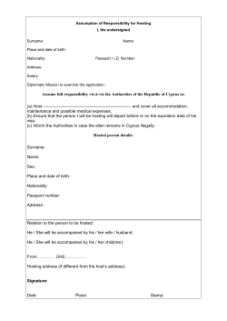 Assume full responsibility vis-&agrave;-vis the Authorities of the Republic of