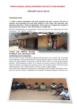women and children through livelihood and