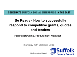 Katrina`s powerpoint presentation - Social Enterprise East of England