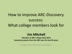 how to improve arc grant success