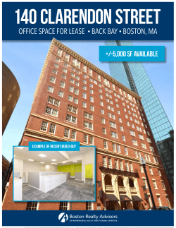 office space for lease &bull; back bay &bull; boston, ma +/