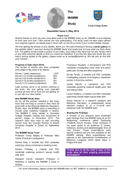 For Women - The MAMMI Study