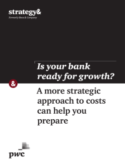 A more strategic approach to costs can help you - Strategy