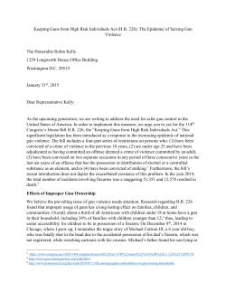 Keeping Guns from High Risk Individuals Act (HR