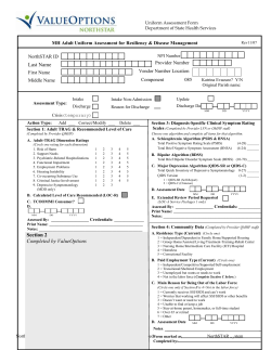 AXIS I - Beacon Health Options