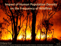 Fire and Population