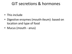 mucus secretion