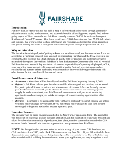 Introduction Why we interview Possible outcomes of interview