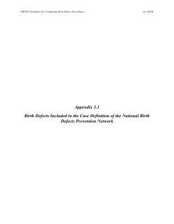 SGSC - Chapter 3 Case Definition Appendix 3.1