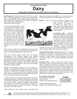 Dairy - Hilmar Cheese Company