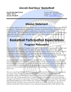 Expectations Boys` Basketball