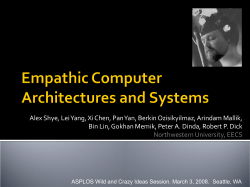 Empathic Computer Architectures and Systems