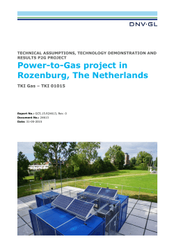 - European Power to Gas Platform